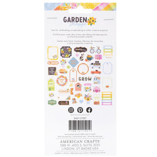Paige Evans Garden Shoppe Ephemera Cardstock Die-Cuts - Icons W/Copper Foil Accents - Scrap Of Your Life 