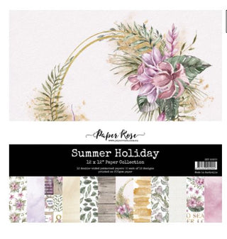 Paper Rose Studio - 12" x 12" Paper Collection - Summer Holiday - Scrap Of Your Life 