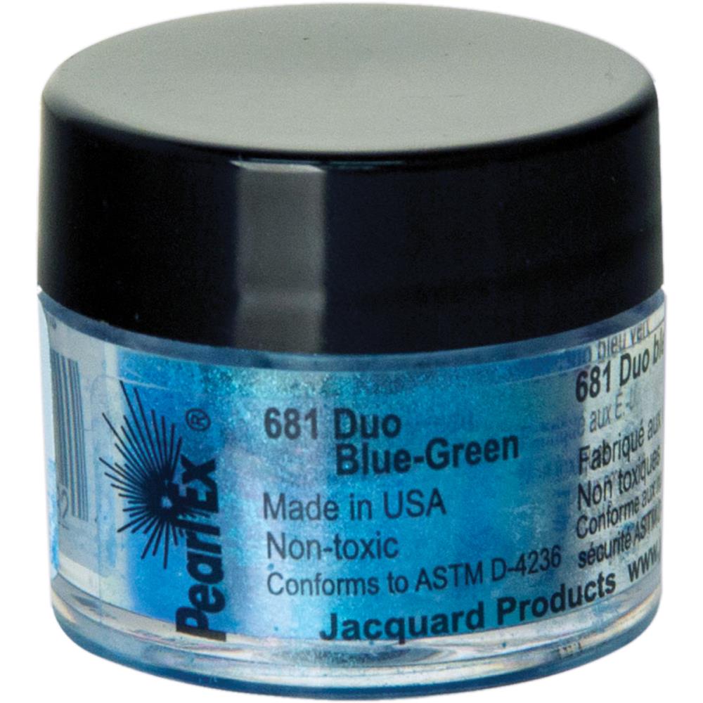Jacquard Pearl Ex Powdered Pigment Duo Blue-Green - Scrap Of Your Life 