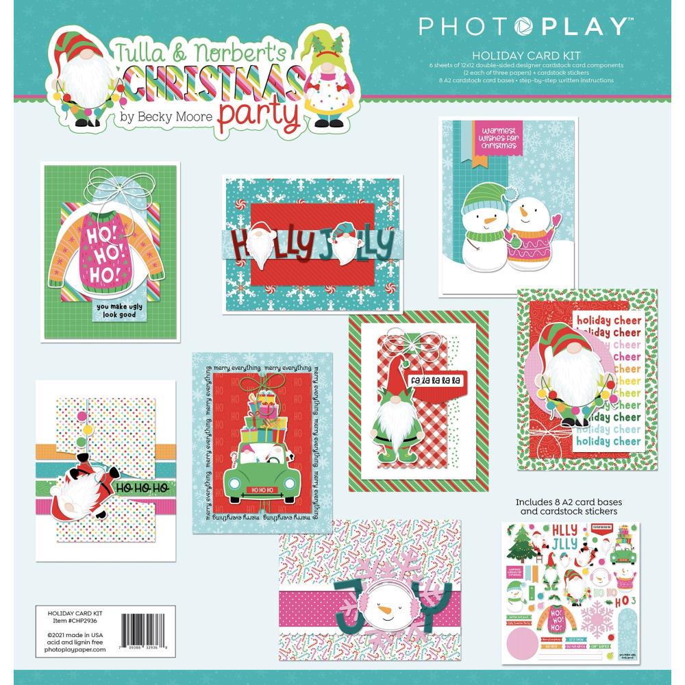 Photo Play - Tulla & Norbert's Christmas Party Card Kit - Scrap Of Your Life 