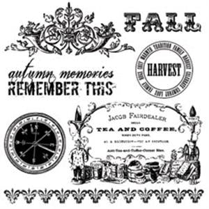 Pink Paislee Amber Road Acrylic Stamps - Scrap Of Your Life 