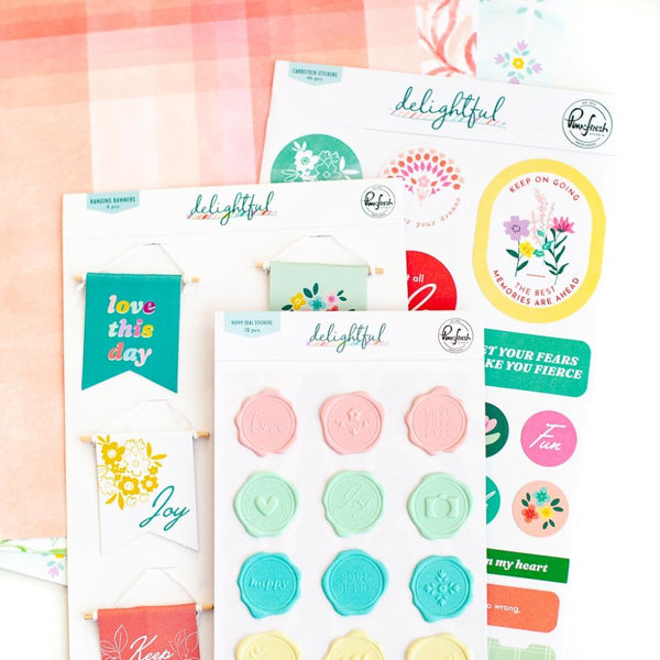 PinkFresh -  Delightful Banners - Scrap Of Your Life 