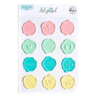 PinkFresh -  Delightful Seal Stickers - Scrap Of Your Life 