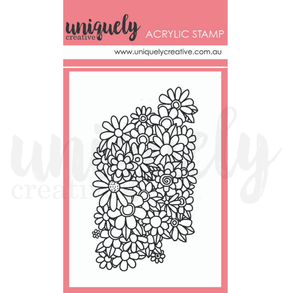 Uniquely Creative - Mark Making Mini Acrylic Stamp - Posey - Scrap Of Your Life 