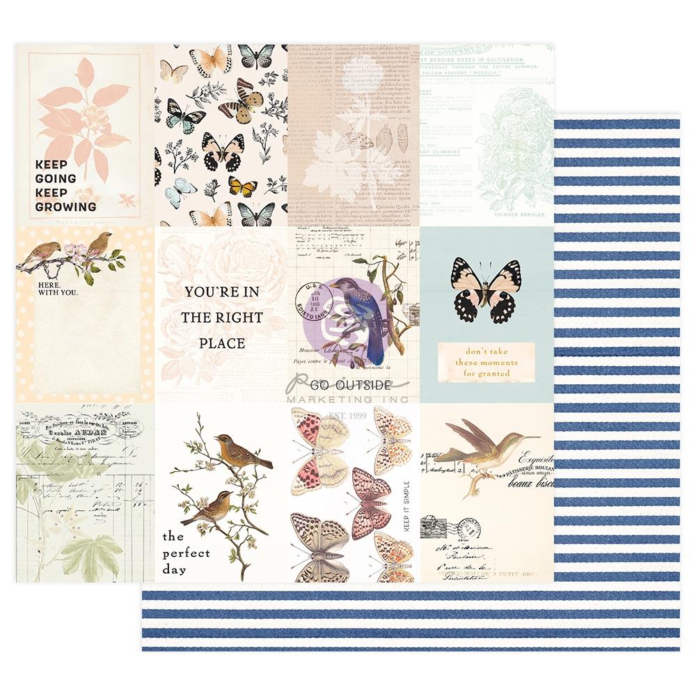 Prima - Nature Lover - Double-Sided Cardstock 12"X12" - The Perfect Day - Scrap Of Your Life 