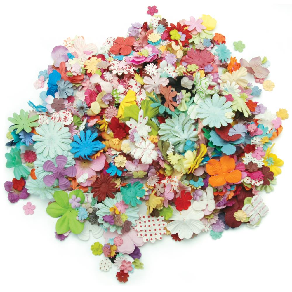 Prima Marketing Mulberry Paper Petals Pillar Mixed Wildflowers - Scrap Of Your Life 