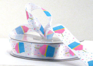Barama Ribbon - Cupcake Party - White - Scrap Of Your Life 