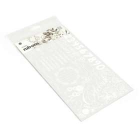 Basic Grey Rub On Birthday - White - Scrap Of Your Life 