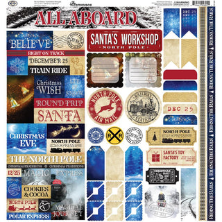 Reminisce Collection Kit North Pole Express - Scrap Of Your Life 