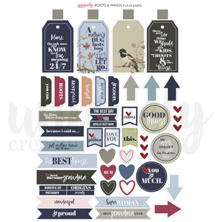 Uniquely Creative - Wings and Roots Cut-A-Parts - Scrap Of Your Life 