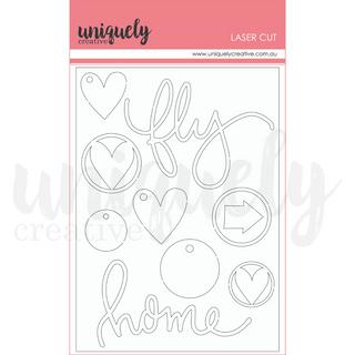 Uniquely Creative - Roots and Wings Laser Cut - Scrap Of Your Life 