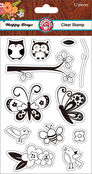 Ruby Rock-It - Happy Days Stamp Set - Scrap Of Your Life 