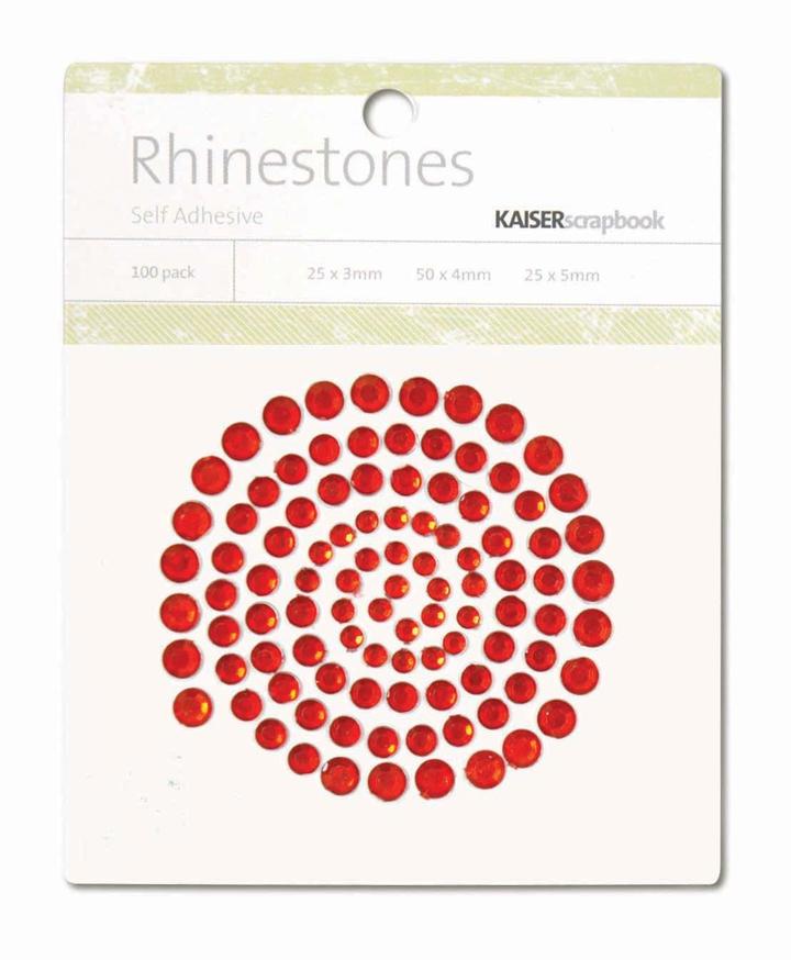 Kaisercraft Rhinestones Red - Scrap Of Your Life 