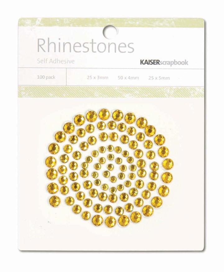 Kaisercraft Rhinestones Deep Yellow - Scrap Of Your Life 