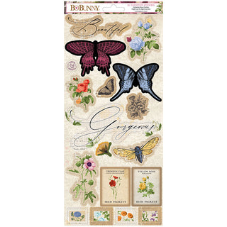 BoBunny -  Botanical Cardstock Stickers - Scrap Of Your Life 