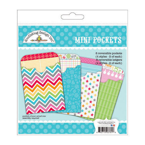 Doodlebug Design - Take Note Collection Mini Pockets Craft Kits - Scrap Of Your Life 