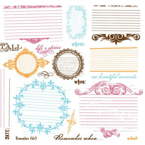 Fancy Pants Designs - Rubons - Right Now - Scrap Of Your Life 