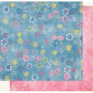 Fancy Pants Designs - Sweet Pea - 12 x 12 Double Sided Paper - Brenna - Scrap Of Your Life 