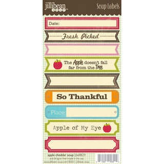 Jillibean Soup Apple Cheddar Soup Stickers - Scrap Of Your Life 