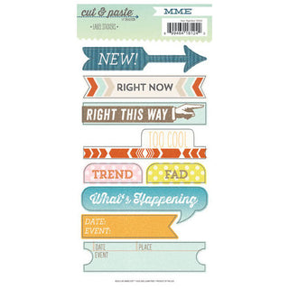 My Minds Eye - Label Stickers Charm Carefree Cut and Paste Collection by Jen Allyson - Scrap Of Your Life 