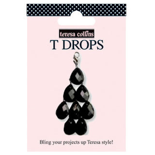 Teresa Collins - Crystal Embellishment - Black - Scrap Of Your Life 
