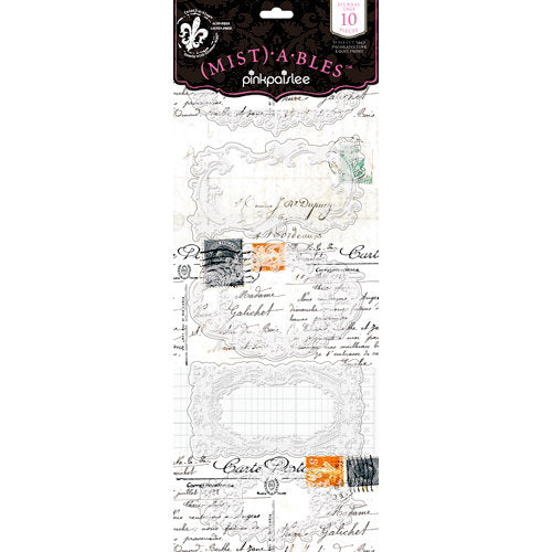 Pink Paislee - Mistables Journal Tags - Scrap Of Your Life 