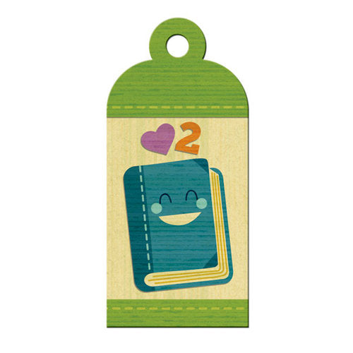 We R Memory Keepers Embossed Tags how & Tell - Reading - Scrap Of Your Life 