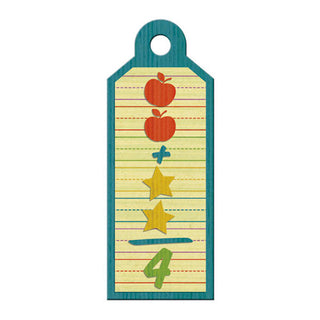 We R Memory Keepers Show & Tell Embossed Tags  Arithmetic - Scrap Of Your Life 