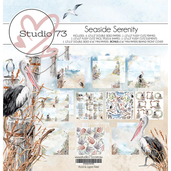 Studio 73 - Seaside Serenity 12 x 22 Collection Pack - Scrap Of Your Life 