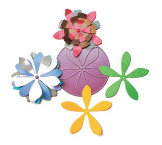Cheery Lynn Designs - Metal Die Stacked Flower 3 - Scrap Of Your Life 