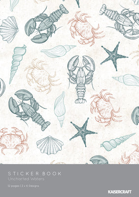 Kaisercraft - Unchartered Waters Sticker Book - Scrap Of Your Life 