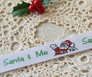 Christmas Ribbon - Santa and Me - Scrap Of Your Life 