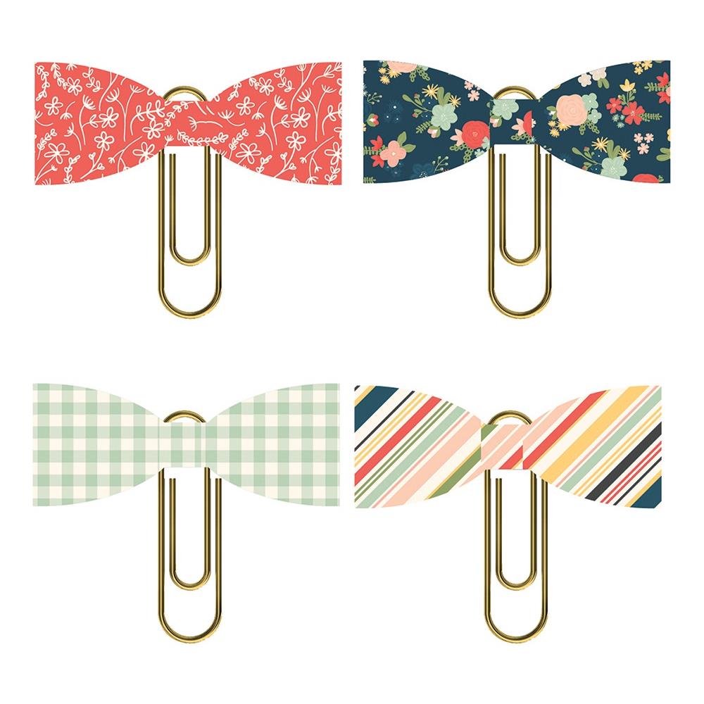 Simple Stories So Happy Together Paper Bow Clips - Scrap Of Your Life 