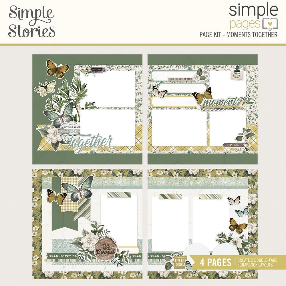 Simple Stories - Moments Together Collection Page Kit - Scrap Of Your Life 