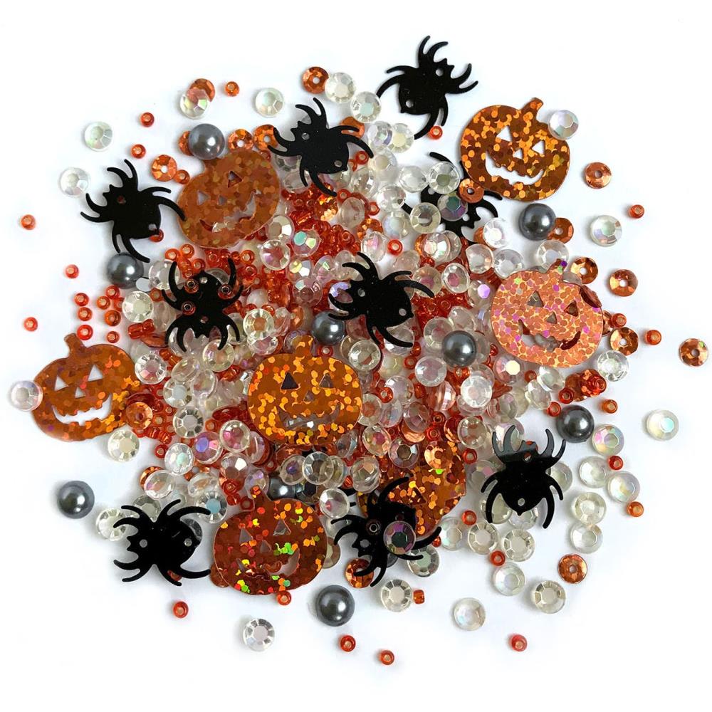 Buttons Galore - Sparkletz Crystal Embellishment Pack - Creepy Halloween - Scrap Of Your Life 