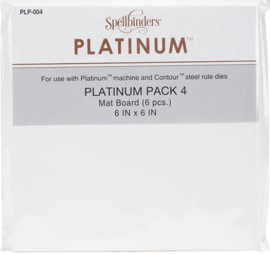 Spellbinders Platinum Mat Board White, Pack of 4 - Scrap Of Your Life 
