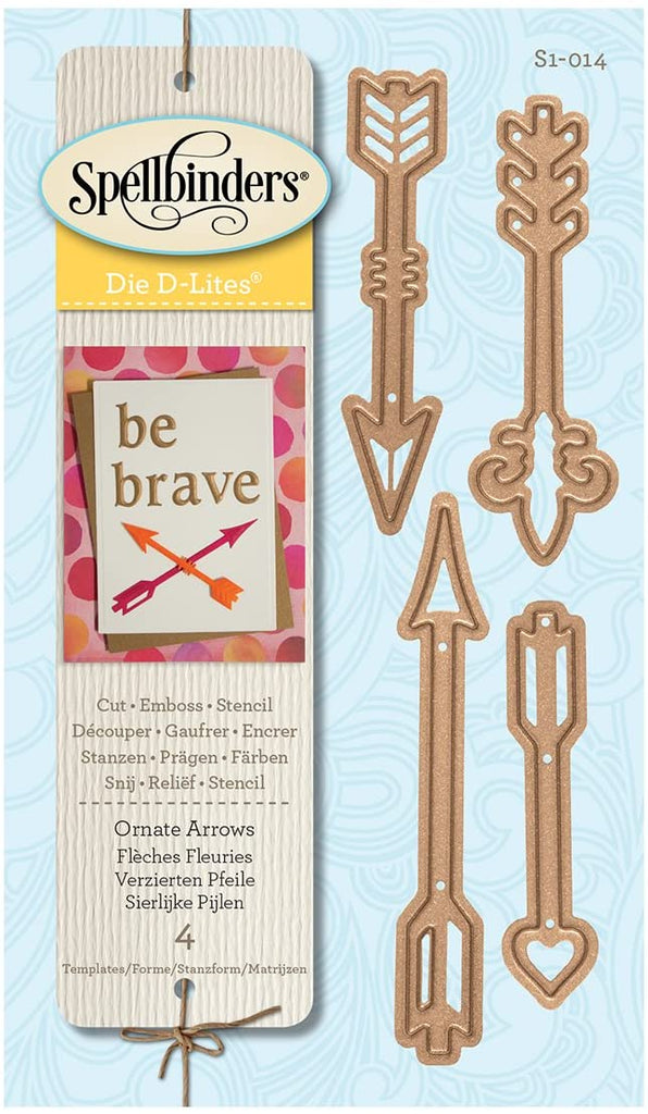Spellbinders Die - D-Lites Ornate Arrows - Scrap Of Your Life 