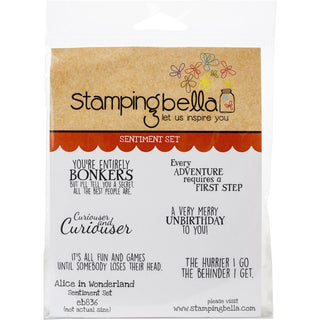 Stamping Bella -  Cling Stamp - Alice Sentiments - Scrap Of Your Life 