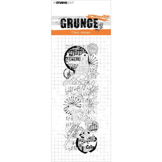 Studio Light Grunge Stamp - Birds - Scrap Of Your Life 