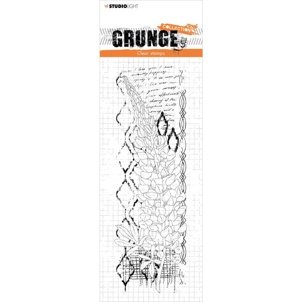 Studio Light Grunge Stamp - Lupine - Scrap Of Your Life 