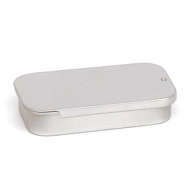 Silver Rectangular Tin with Sliding Lid - Scrap Of Your Life 