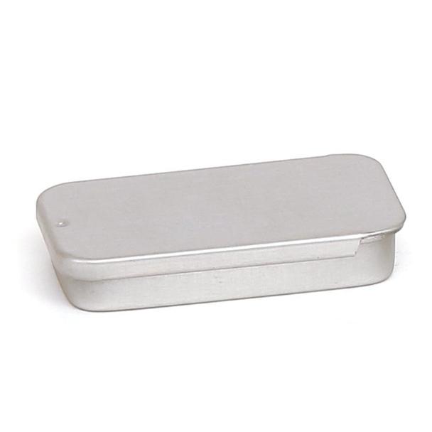 Silver Rectangular Tin with Sliding Lid Small - Scrap Of Your Life 