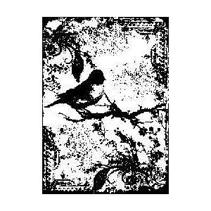 Tim Holtz Components Unmounted Rubber Stamps - Tattered Sparrow - Scrap Of Your Life 