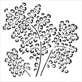 The Crafter's Workshop Template 6 x 6 Maidenhair Fern - Scrap Of Your Life 