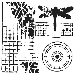 The Crafter's Workshop Template 6 x 6 Screen Print - Scrap Of Your Life 
