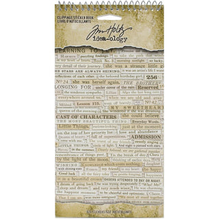 Tim Holtz Ideaology - Sticker Book Clippings - Scrap Of Your Life 