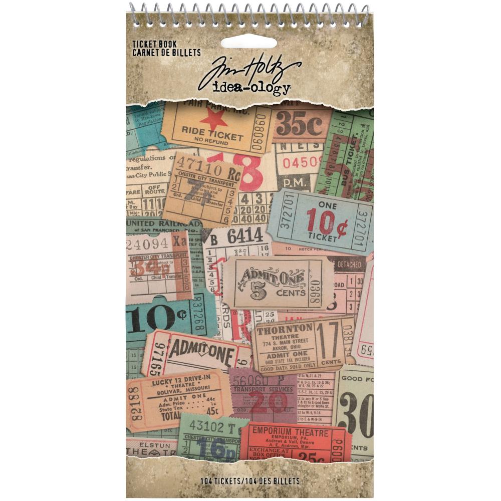 Tim Holtz Ideaology Ticket Book - Scrap Of Your Life 