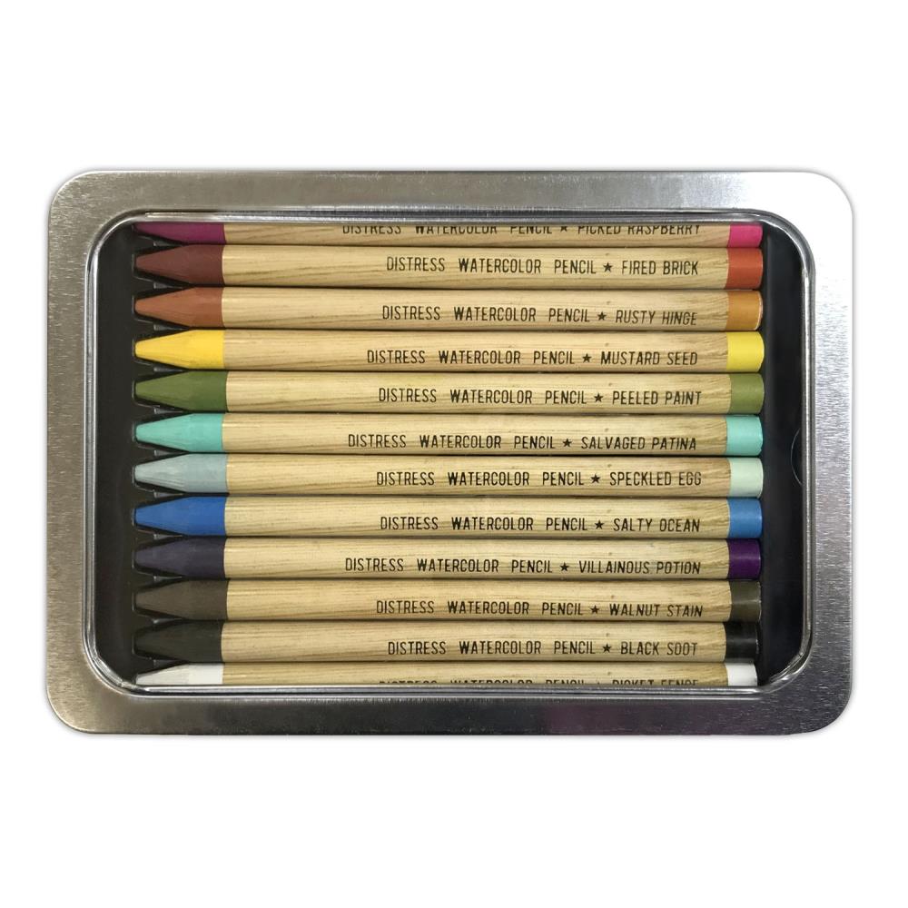Ranger - Tim Holtz - Water Colour Distress Pencils (Set 1) - Scrap Of Your Life 