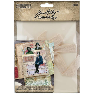 Tim Holtz Ideaology Accordion Folio - Scrap Of Your Life 