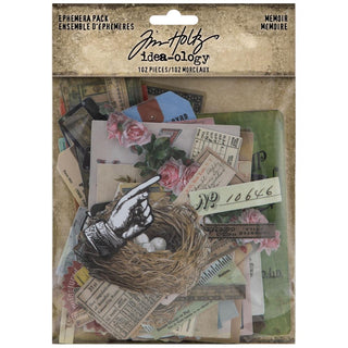 The Tim Holtz Ideaology Ephemera - Memoir - Scrap Of Your Life 